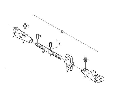 Ersatz-Verbindungsstange (Position 12) Orginal Deutz Ersatzteil passend für Deutz DX 80