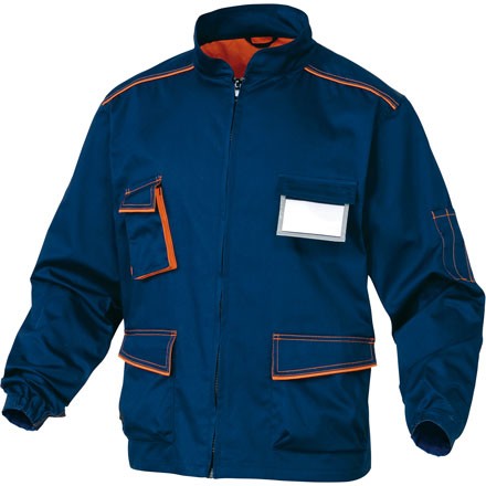 Arbeitsjacke Panostyle der Marke DELTAPLUS in Farbe Marineblau-Orange