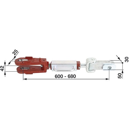 Hubstrebe 42mm passend für Steyr Schleppertypen 8080, 8090 in Top Qualität