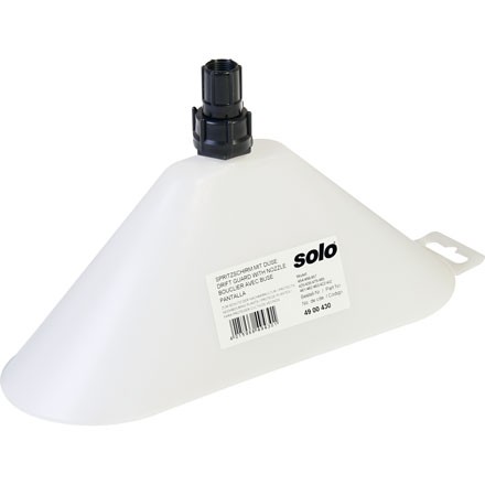 Spritzschirm oval mit Flachstrahldüse der Marke Solo passend für Solo Druck- u. Rückenspritzen